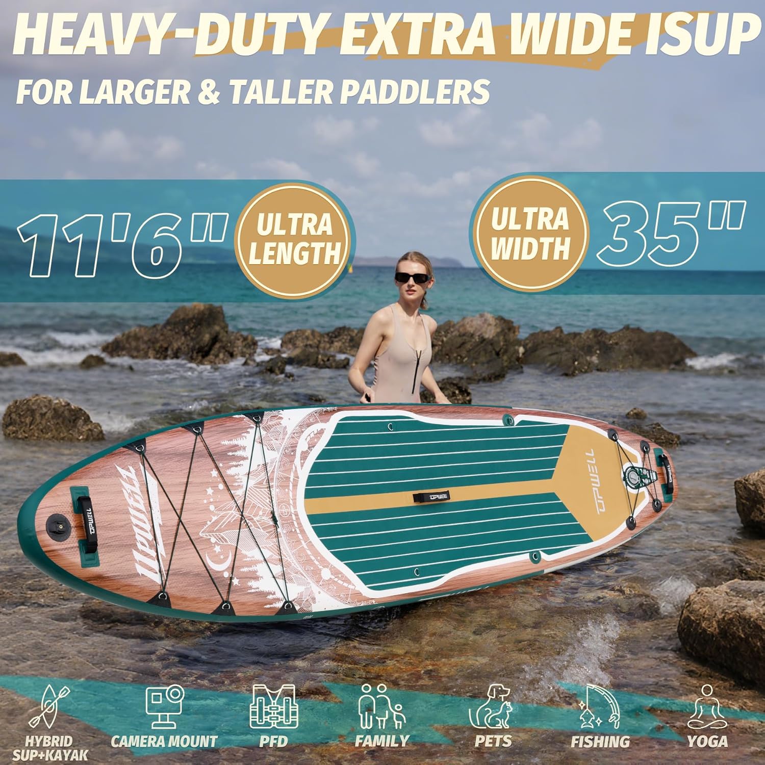 Inflatable Stand Up Paddle Boa - Stand Up Paddle Leash 评论和价格
