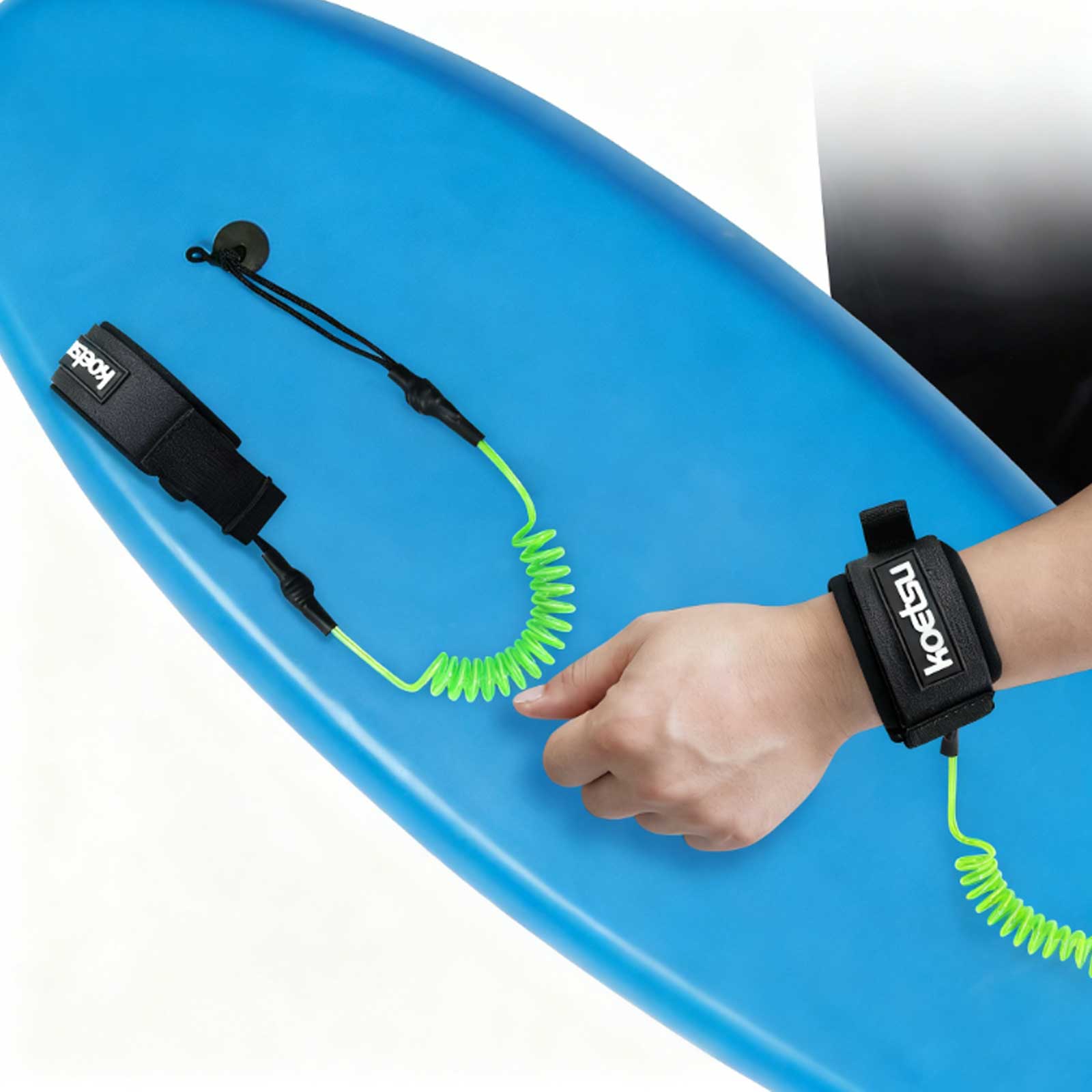 Coiled Bodyboarding Leash TPU  - Stand Up Paddle Leash 评论和价格