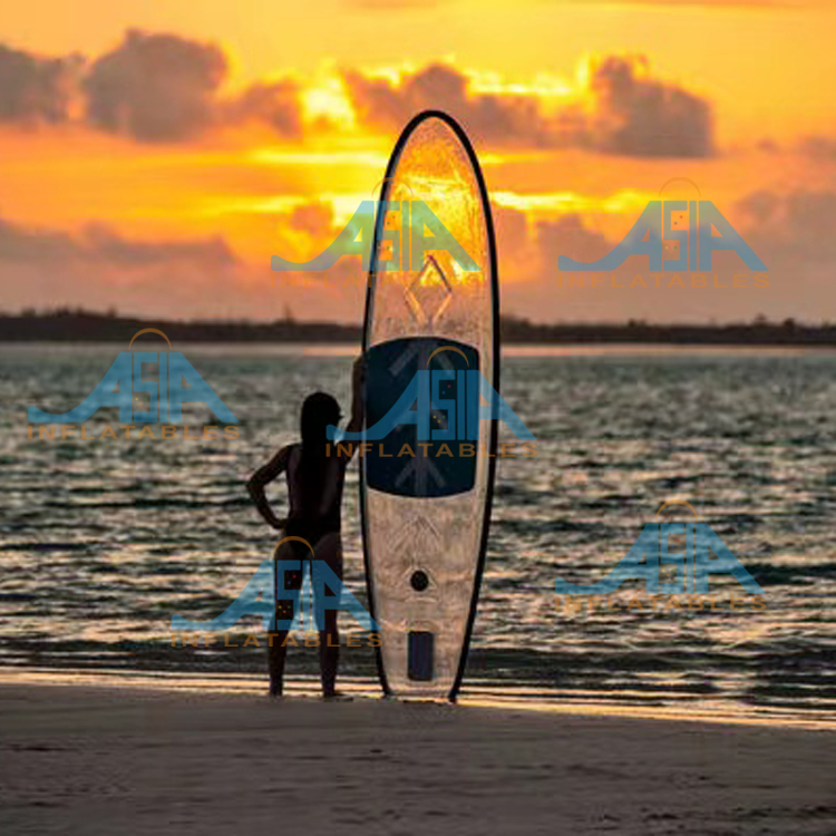 Crystal Clear Bottom Sup Stand - Stand Up Paddle Leash 评论和价格