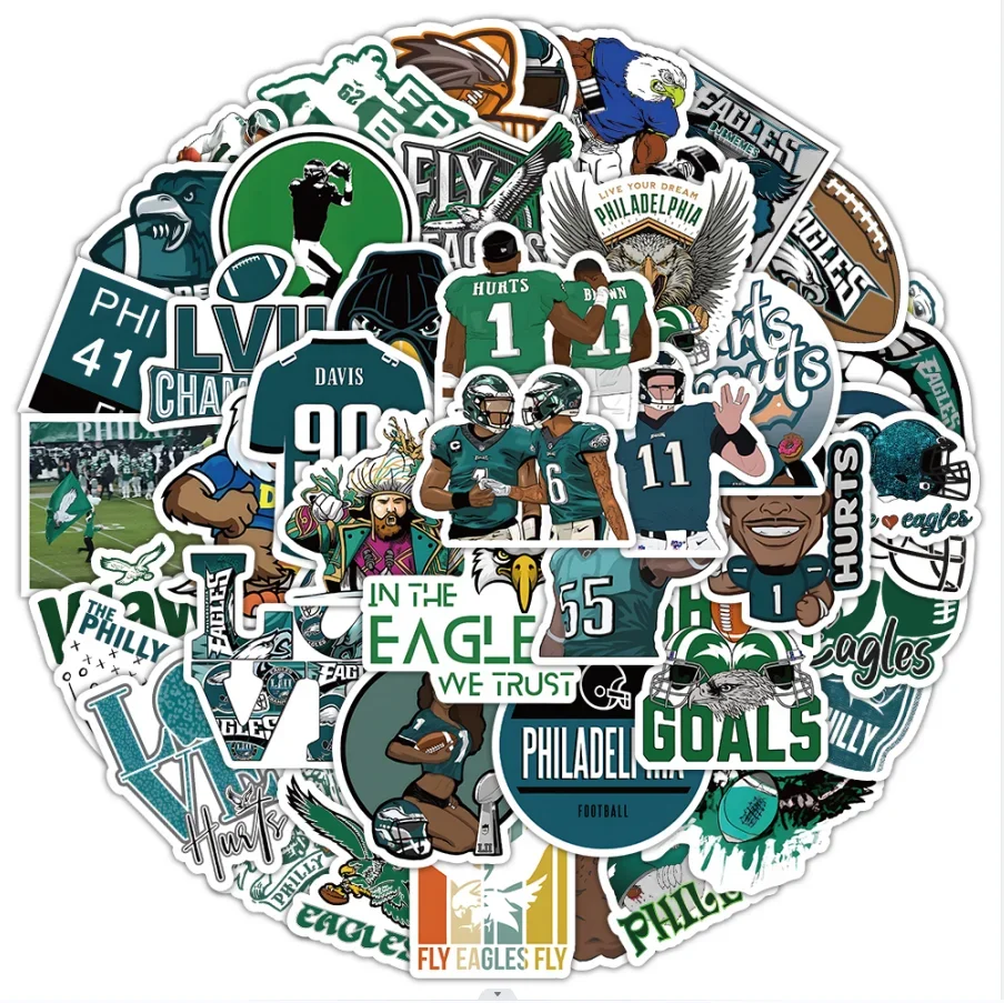50pcs Rugby Sports Club Graffi - Aqua Sports Club 评论和价格