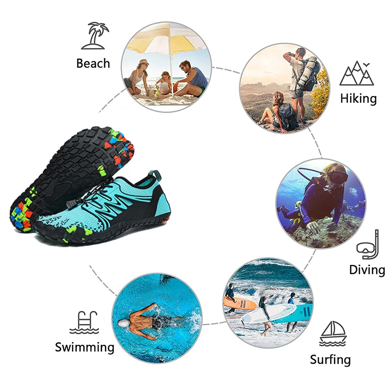 Unisex Water Shoes Quick-Dry A - Aquatic Sports Shoes 评论和价格